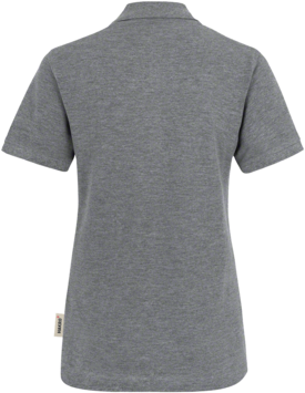 Damen-Poloshirt Classic S grau meliert - 85% Baumwolle, 15% Viscose, 200 g/m²