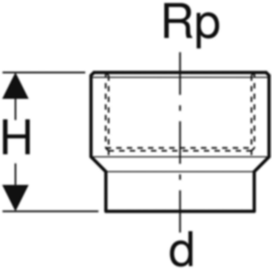 Geberit Anschweissende PE-HD - mit IG