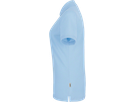 Damen-Poloshirt Perf. Gr. XL, eisblau - 50% Baumwolle, 50% Polyester, 200 g/m²