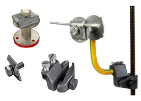 Anschliessgarnitur Inox A4 komplett - inkl. Klemmplatte, Schraube und Klemme