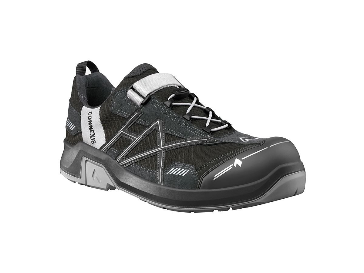 CONNEXIS Safety T low black-silver - S1P, Grösse: UK 105 (EU: 45)