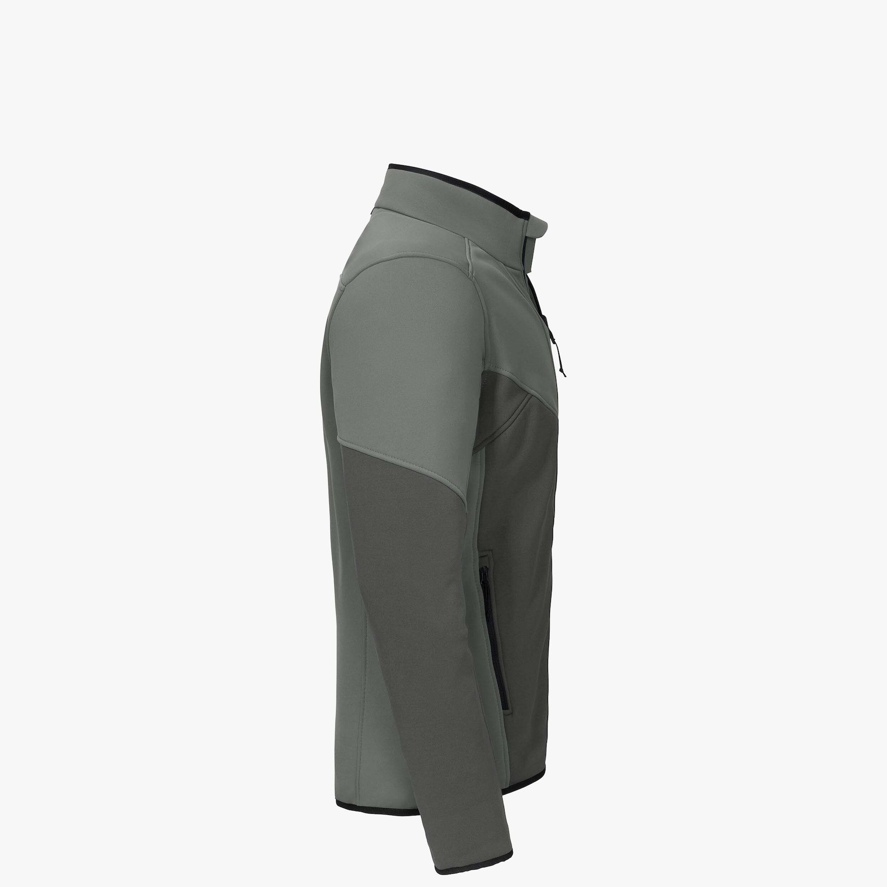 Arbeitsjacke Zipln Herren Gr. 3XL - 94%Polyester 6%Elasthan, grau