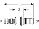 Geberit Mepla-Kupplung    16-MF20 - Meplafix