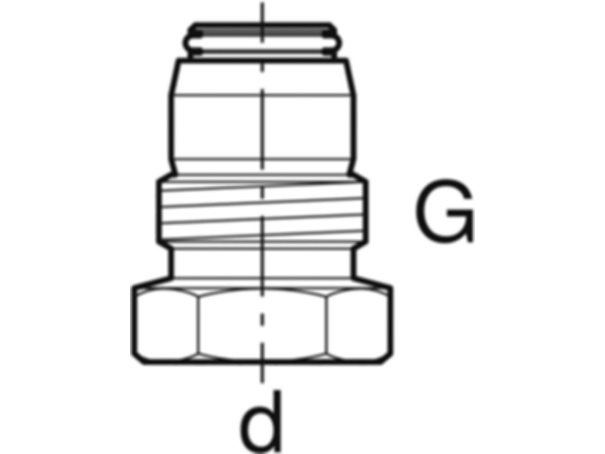 Anschlussverschraubungen mit AG - GEBERIT FlowFit