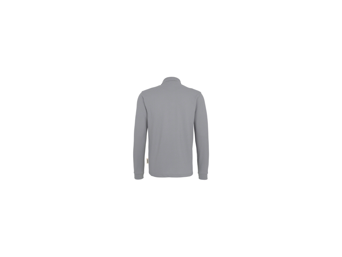 Longsleeve-Poloshirt Perf. 6XL titan - 50% Baumwolle, 50% Polyester, 220 g/m²