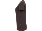 Damen-V-Shirt Perf. Gr. XL, schokolade - 50% Baumwolle, 50% Polyester, 160 g/m²