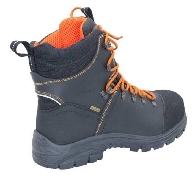 Bormio Sicherheitsschnürstiefe, Gr.39 - SAFETY Mythen, schwarz/orange