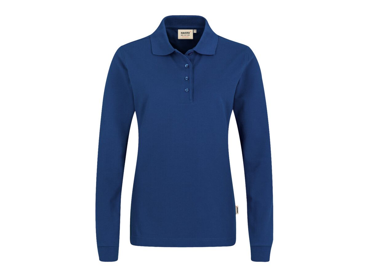 Poloshirt langärmelig Einlaufvorbehand. - 50 % Baumw. 50 % Polyester, Gr. XS-6XL