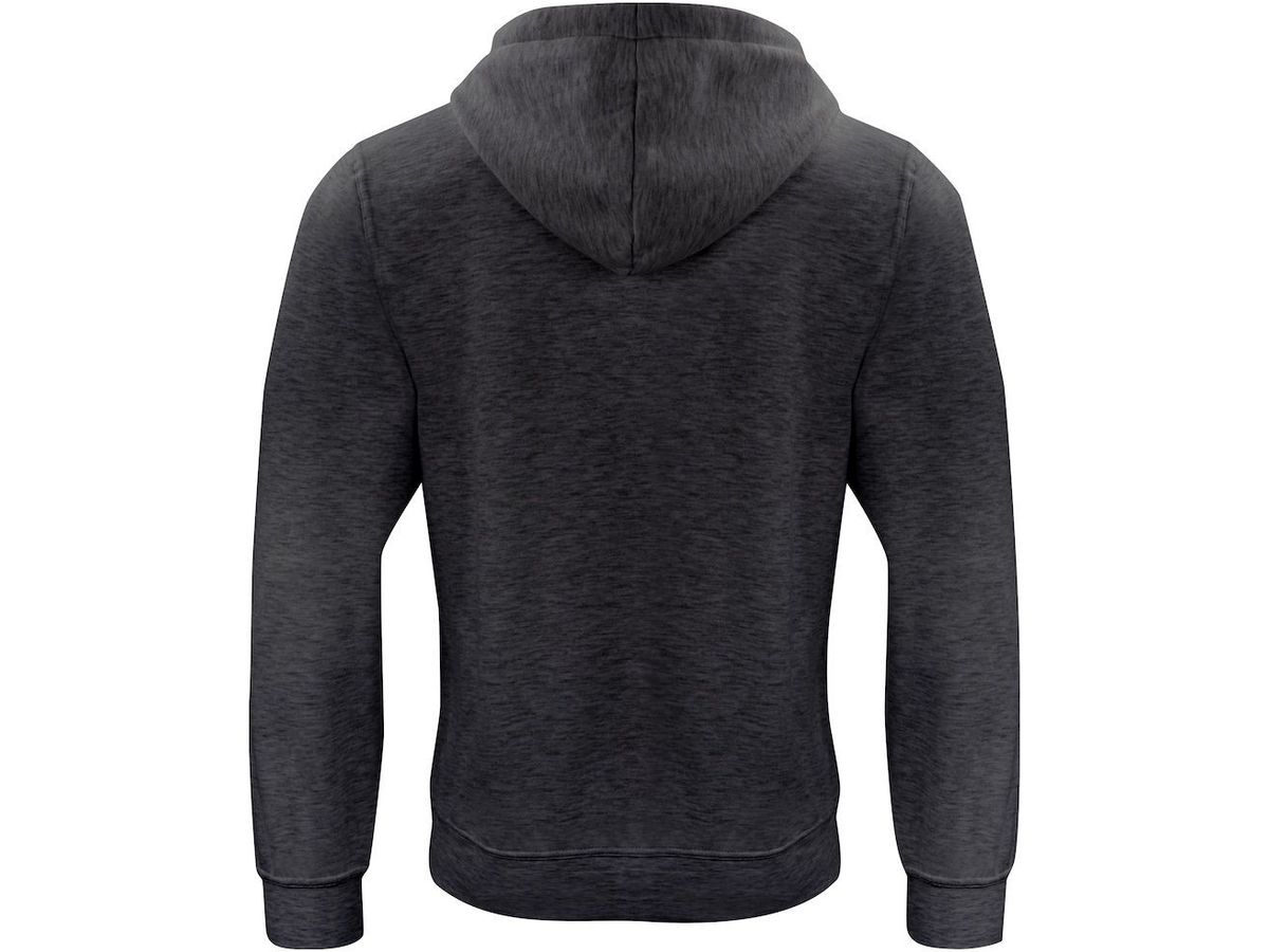 CLIQUE BASIC Hoody, anthrazit meliert - Gr. 2XL, 80% PES / 20% CO, 300 g/m2