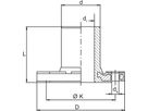 Einschweissflansche ALIAXIS FRIALEN EFL - d 125 mm