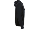 Kapuzen-Sweatjacke Premium S schwarz - 70% Baumwolle, 30% Polyester
