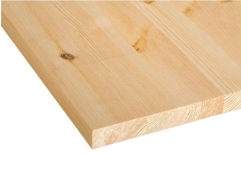 1-Schicht Massivholzplatte