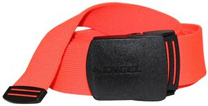 Gürtel mit Plastikschnalle, rot - Länge: 110 cm