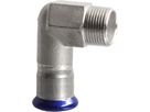 Übergangswinkel 90° mit AG Inox - 22-3/4"