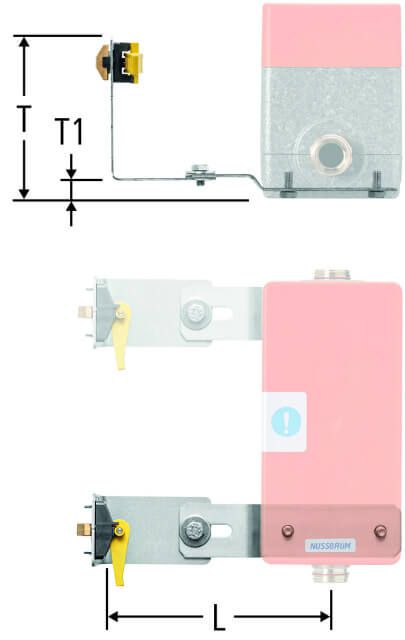 Montageschiene zu Unterputz-Armaturenbox - Einzelausführung, für Geberit Duofix