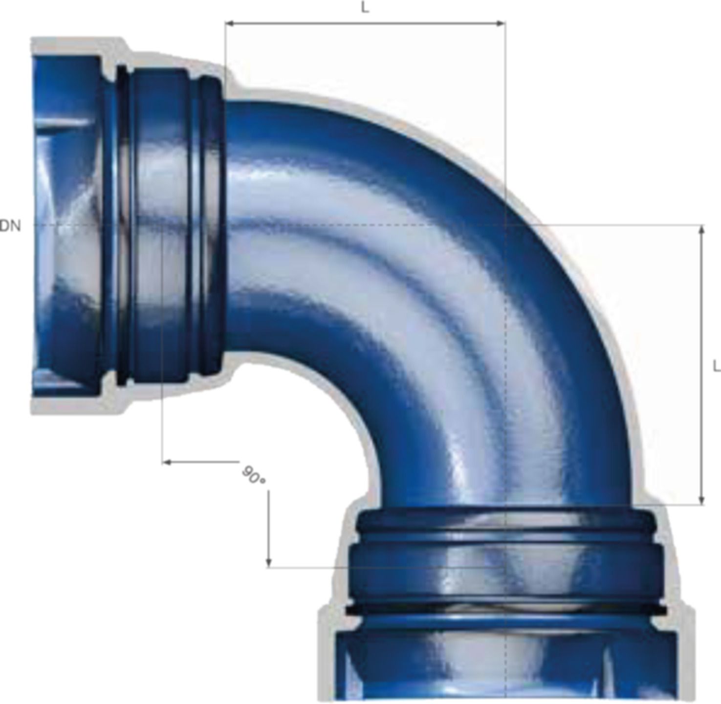 Bögen TRM MMQ 90° VRS-T - TRM
