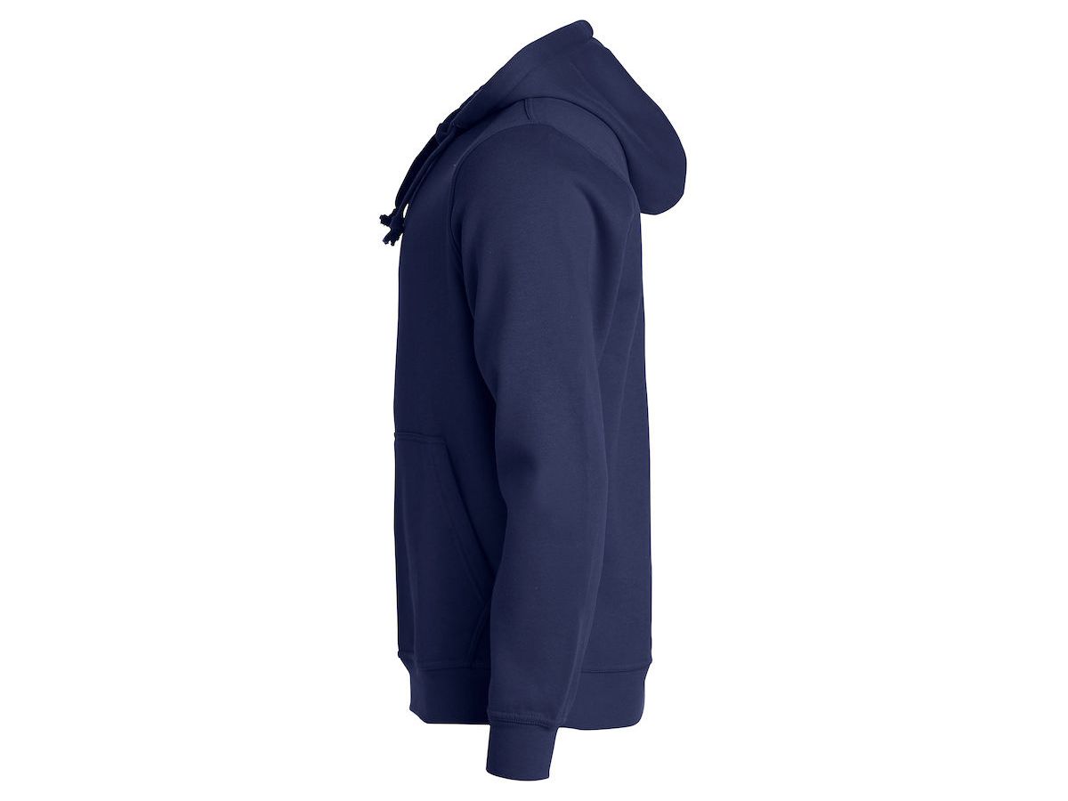 CLIQUE BASIC Hoody Junior Gr. 140 - dunkelmarine, 65% PES / 35% CO, 280 g/m²