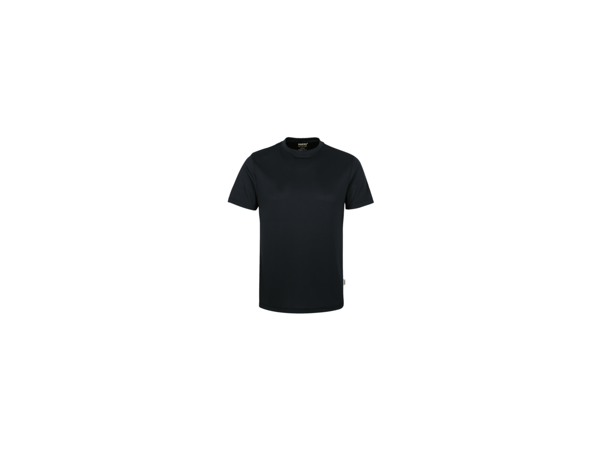 T-Shirt COOLMAX Gr. L, schwarz - 100% Polyester, 130 g/m²