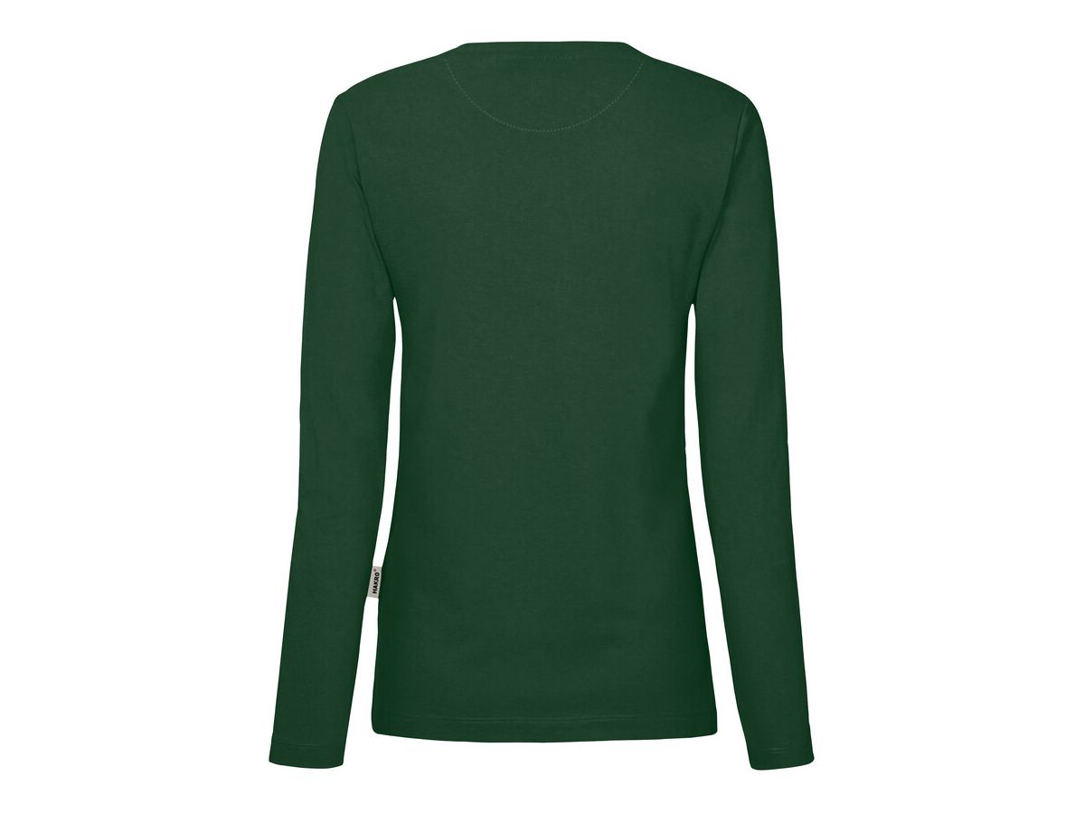 Damen Longsleeve Mikralinar, Gr. XS - tanne