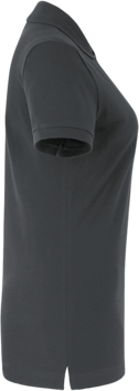 Damen-Poloshirt Stretch Gr. S, anthrazit - 94% Baumwolle, 6% Elasthan, 190 g/m²