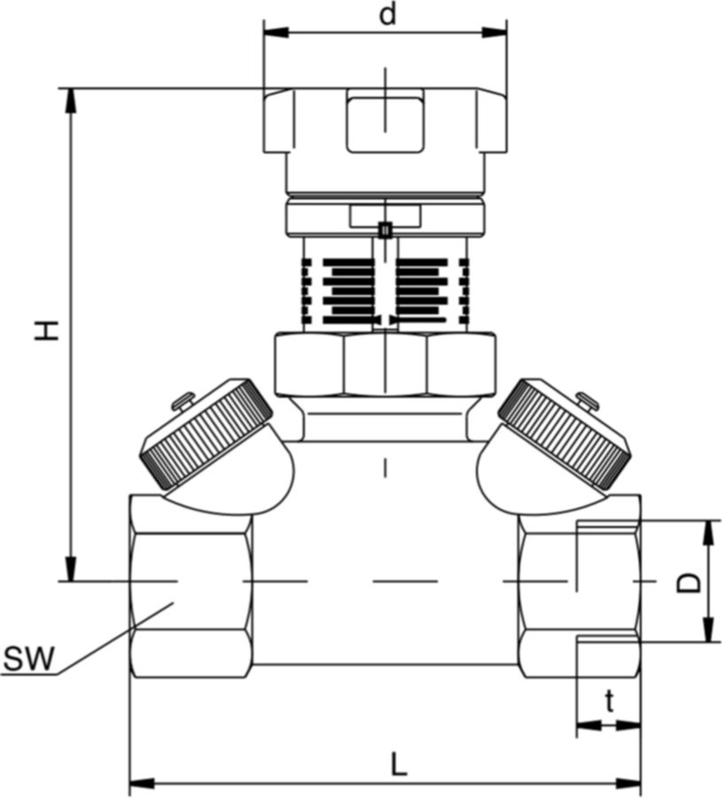 Oventrop Stranregulierventil Hycocon