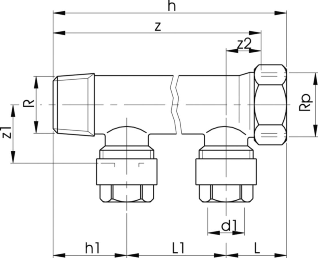 Instaflex Verteiler 3/4"