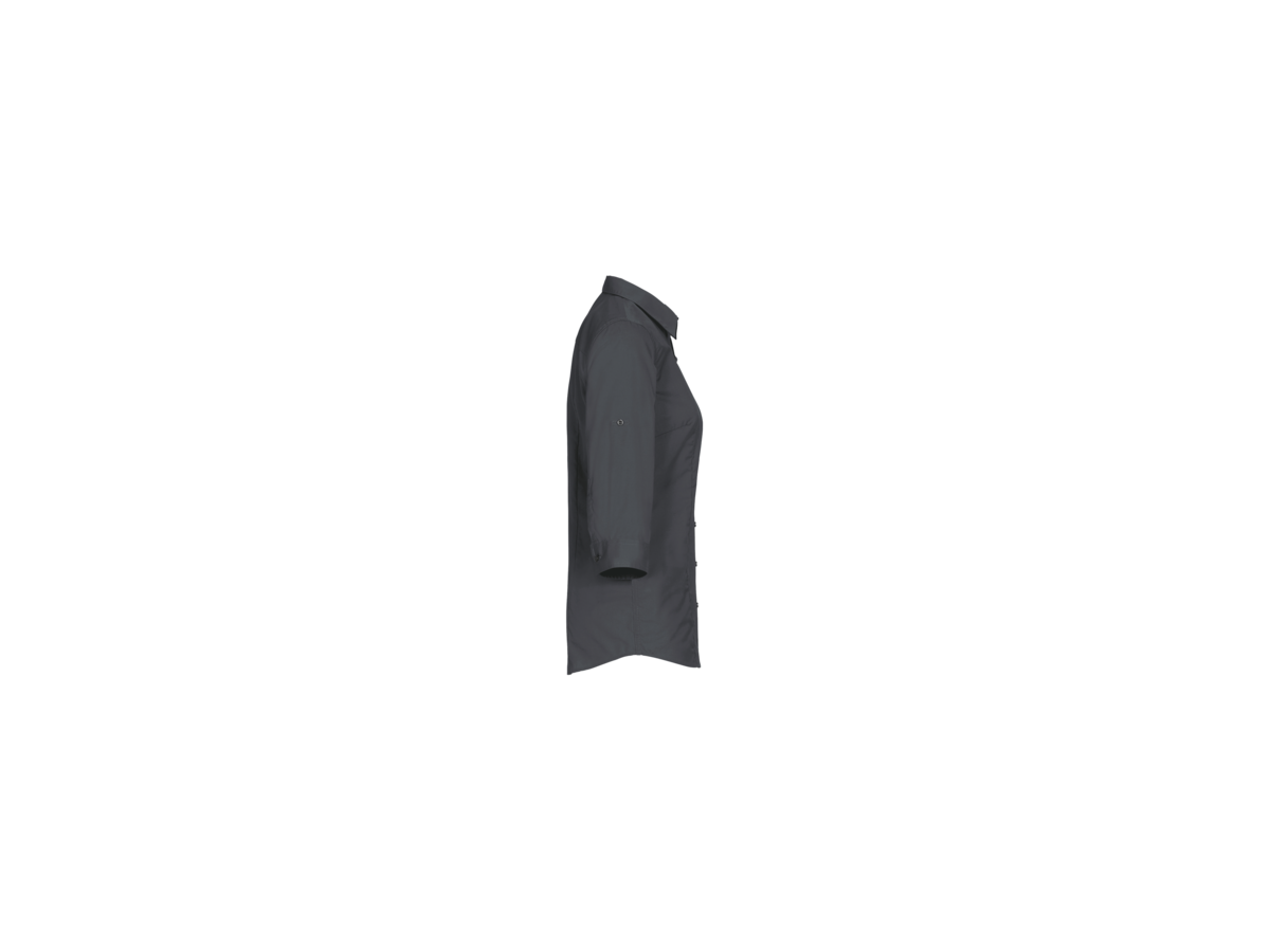 Bluse Vario-¾-Arm Perf. 2XL anthrazit - 50% Baumwolle, 50% Polyester, 120 g/m²