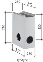 Liniensinkkasten BIRCO SIR NW 150