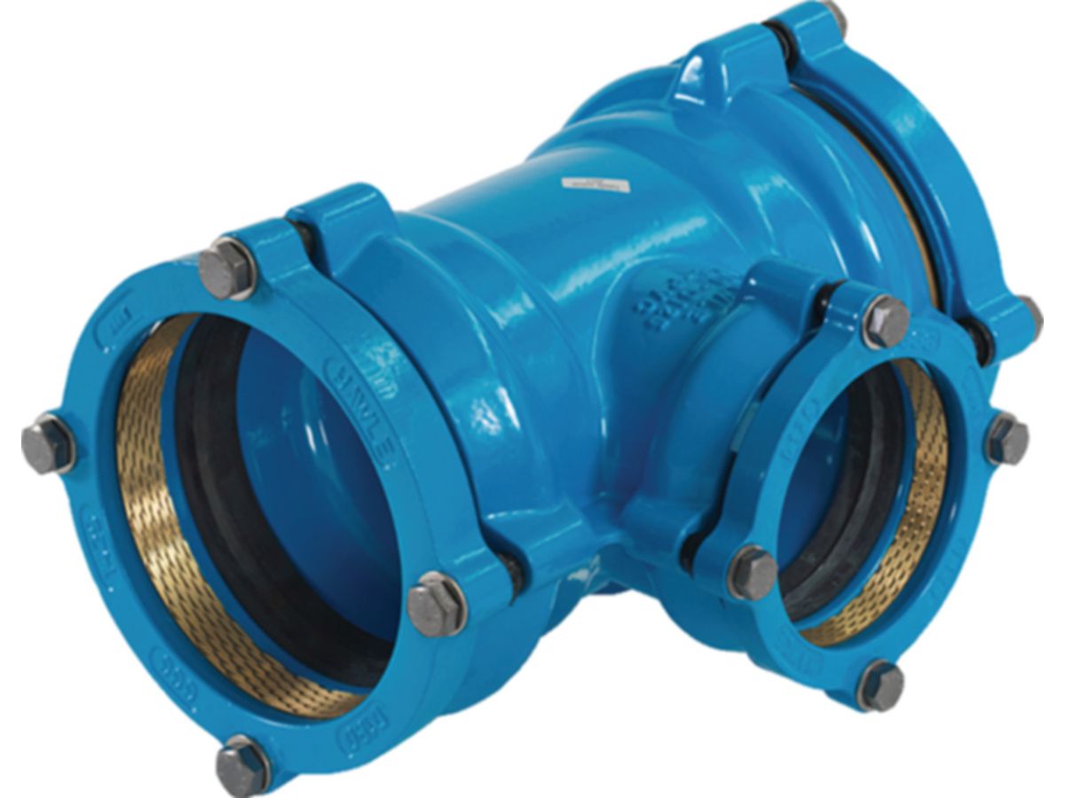 Steckmuffen-T System 2000, PN 16 - 7260