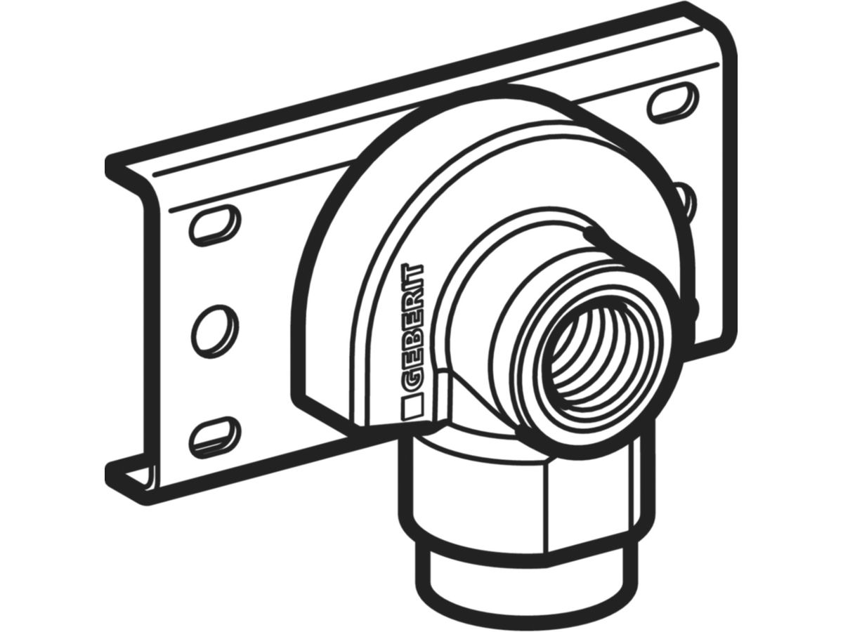 Mepla Einzel-Armaturenanschluss-Set - MeplaFix, gerade MF20-1/2"