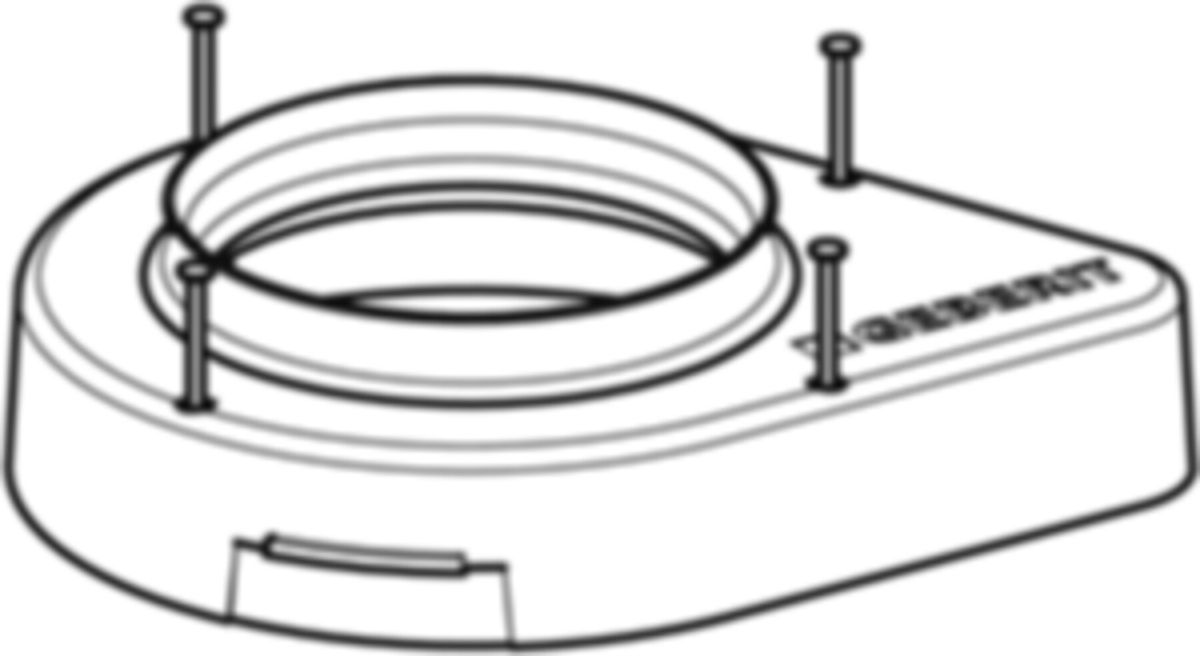 Geberit Schalungsschoner für Geberit - Entwässerungssystem, schallentkoppelt