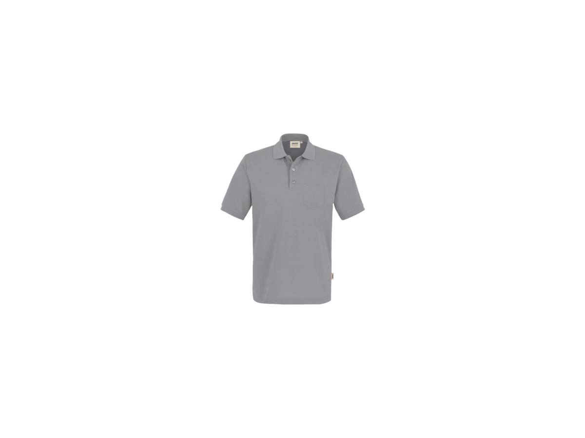 Pocket-Poloshirt Perf. Gr. XS, titan - 50% Baumwolle, 50% Polyester
