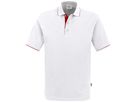 Poloshirt Casual grau-mel./schwarz Gr. L - 60 % Polyester, 40 % Baumwolle 200 g /m²