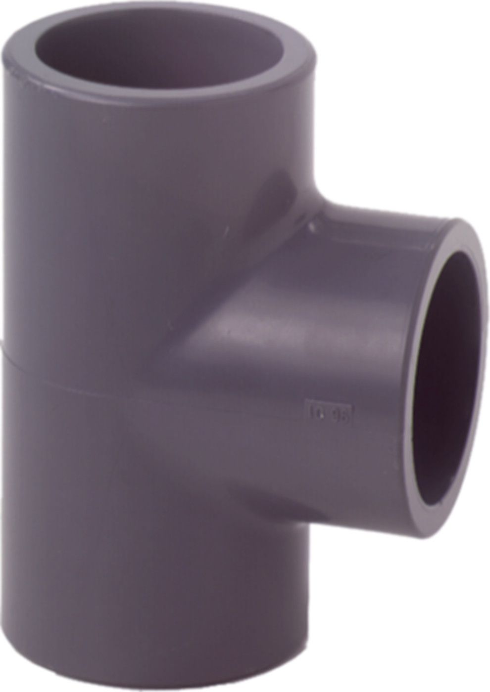 T 90° egal PVC-U metrisch