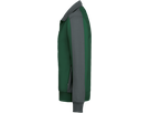 Sweatjacke Contr. Perf. 6XL tanne/anth. - 50% Baumwolle, 50% Polyester, 300 g/m²