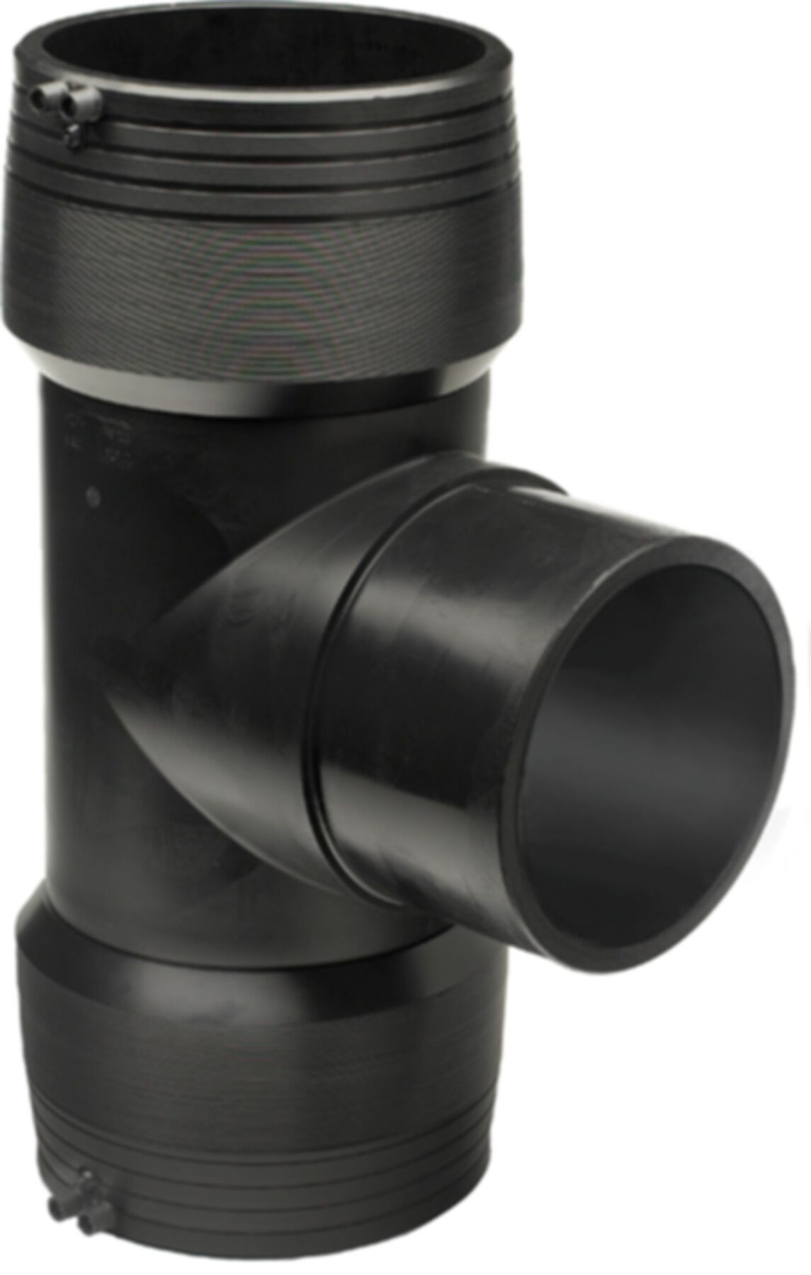 T-Stück 90° egal PE 100 S-5 SDR 11 - 5 bar Gas / 16 bar Wasser