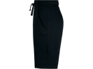 Joggingshorts Gr. XS, schwarz - 70% Baumwolle, 30% Polyester, 300 g/m²