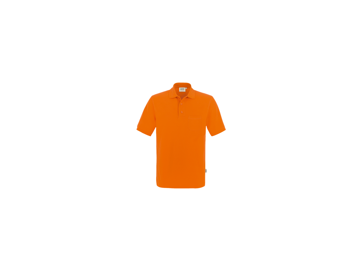 Pocket-Poloshirt Perf. Gr. S, orange - 50% Baumwolle, 50% Polyester, 200 g/m²