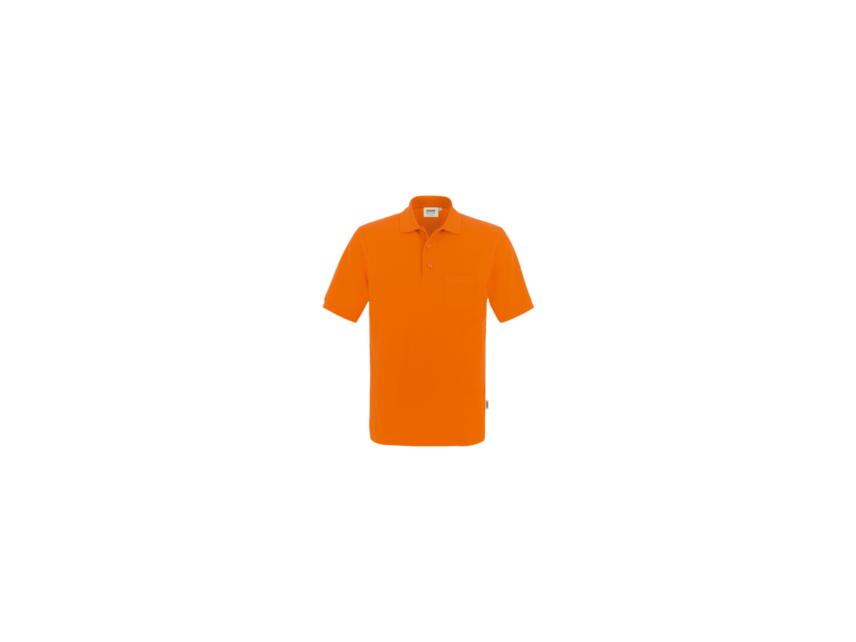 Pocket-Poloshirt Perf. Gr. 4XL, orange - 50% Baumwolle, 50% Polyester, 200 g/m²