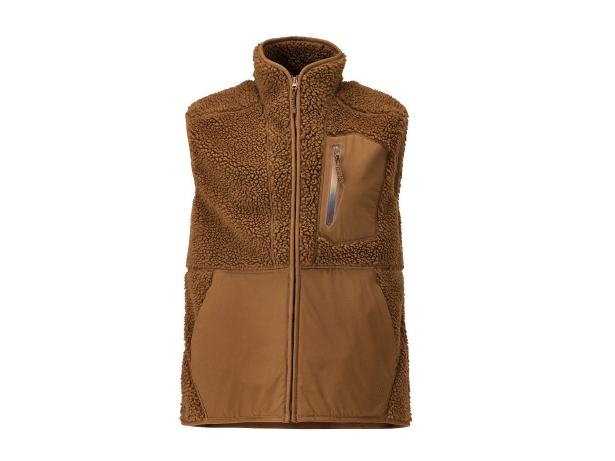 Faserpelz Weste mit Reissverschluss - 80% Recyceltes Polyester, 20% Polyester