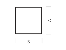 Profilstahlrohr Forster Nr.  33.670 - 60/60/1.5 mm