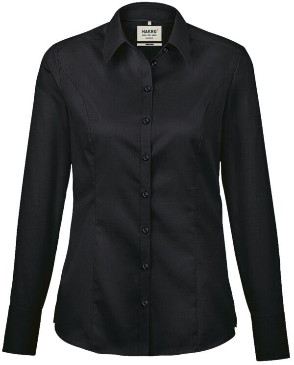 Women-Bluse klassisch langärmelig aus - 100 % Baumwolle, 120 g /m²