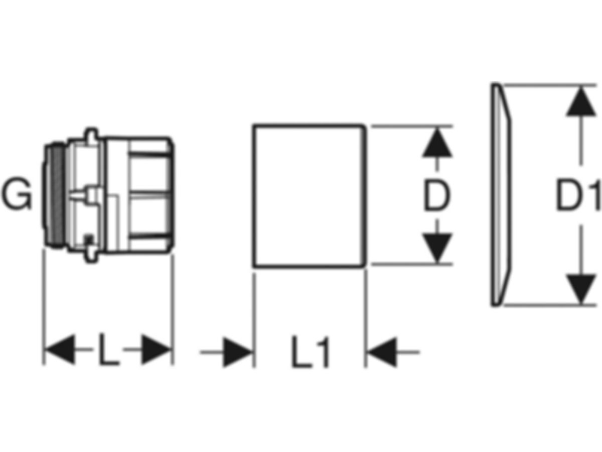 Duofix-Messkapsel Koax 2"