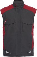 Galaxy Service Weste Gr. 2XL - Farbe: anthrazit,rot, 100% Poly.