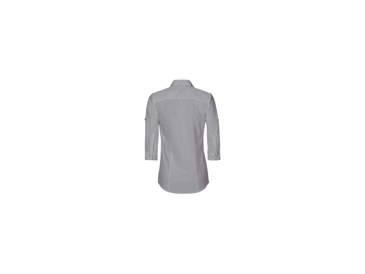Bluse Vario-¾-Arm Perf. Gr. S, titan - 50% Baumwolle, 50% Polyester, 120 g/m²