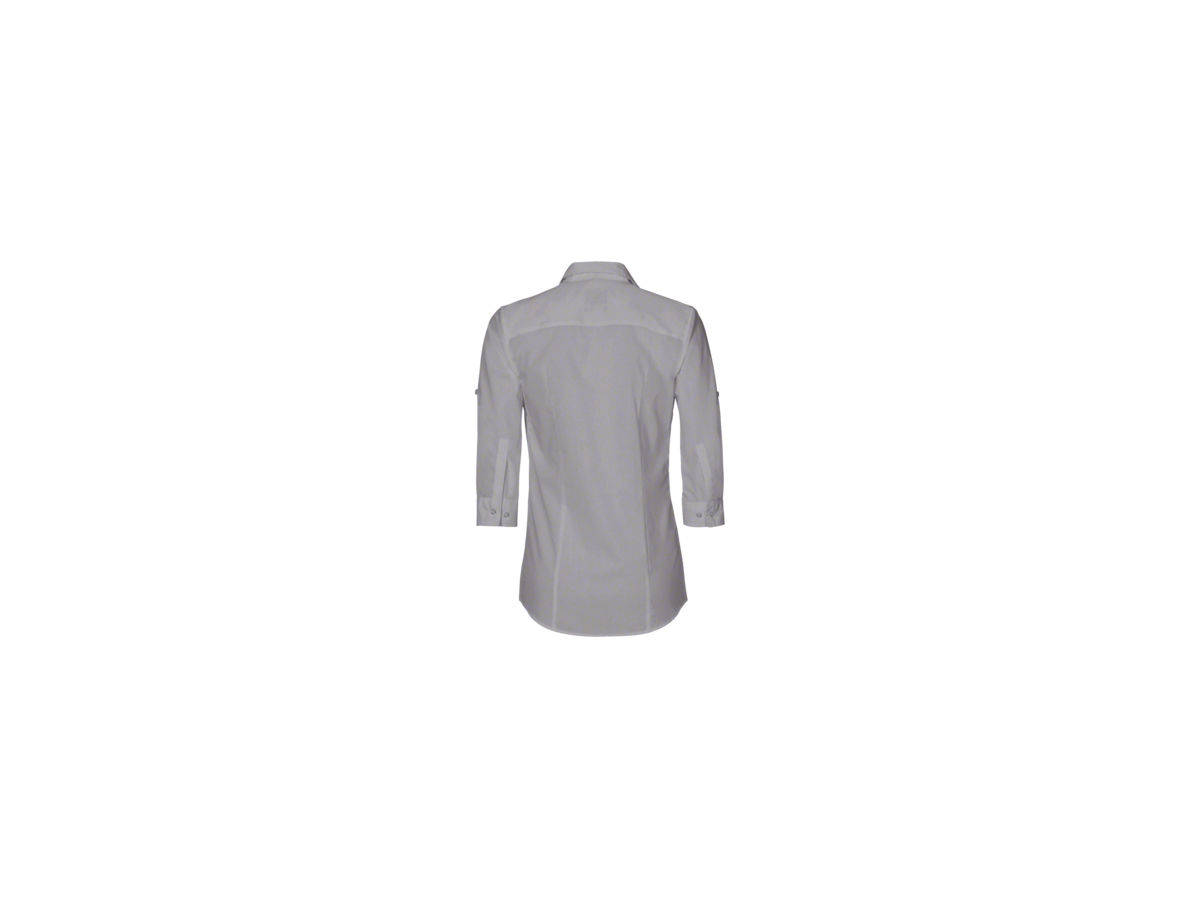 Bluse Vario-¾-Arm Perf. Gr. M, titan - 50% Baumwolle, 50% Polyester, 120 g/m²