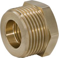 Reduzierstück flachdichtend AG/IG - Messing