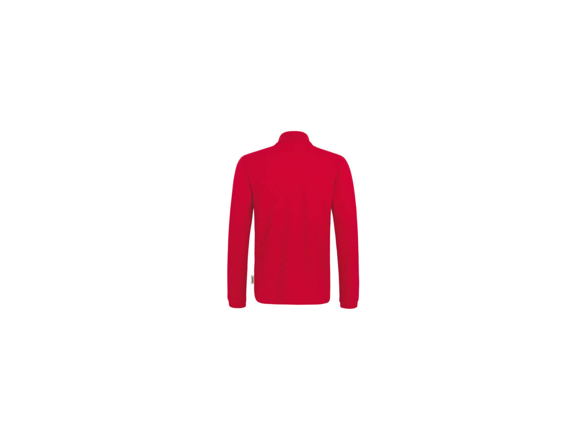 Longsleeve-Pocket-Poloshirt Top XL rot - 100% Baumwolle, 200 g/m²