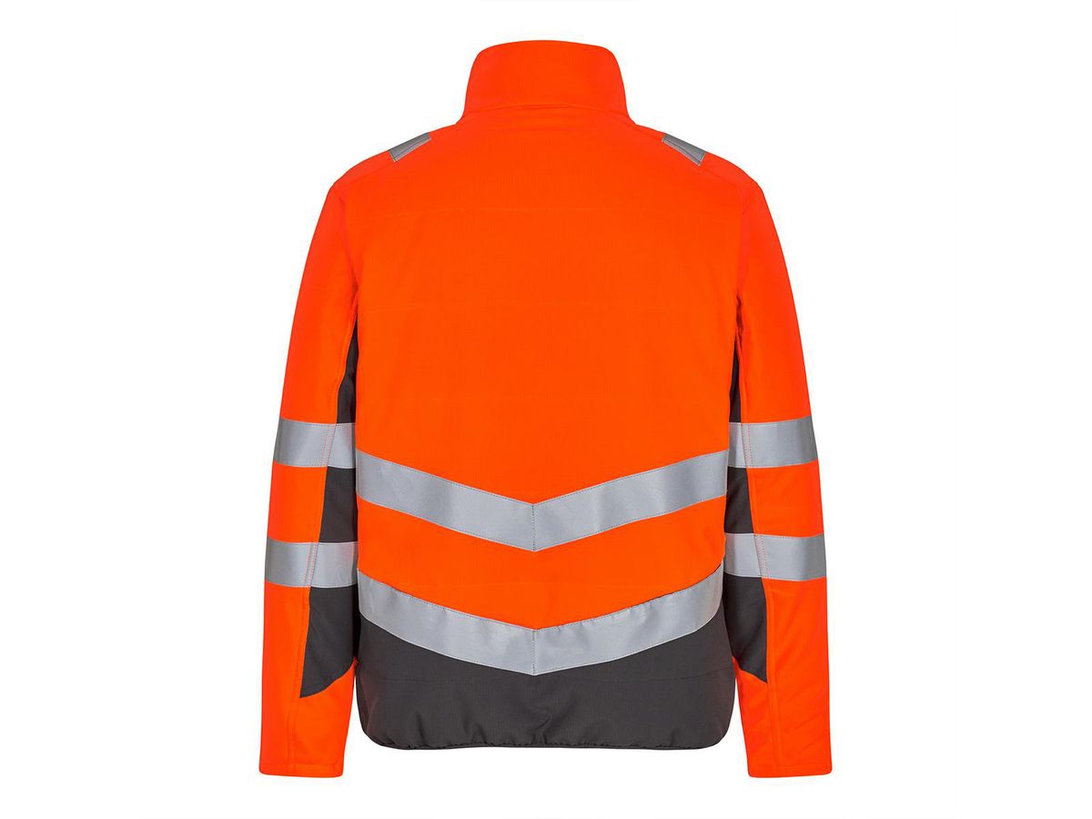 Safety Steppjacke Gr. 5XL - Orange/Anthrazit Grau