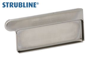 Anklemmböden für Kastenrinnen 250 mm - links "Standard" Anthra/Zink